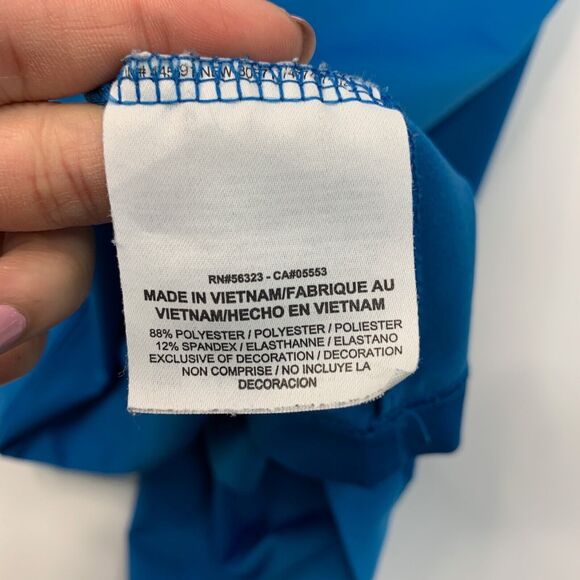 Nike Polo Shirt Mens Medium Astral Blue Golf Tour Performance Ultra 2.0 Dri Fit - Picture 9 of 12